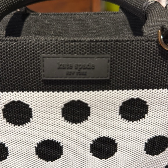 Kate Spade Black and White Polka Dot Crossbody Bag - Picture 2 of 8